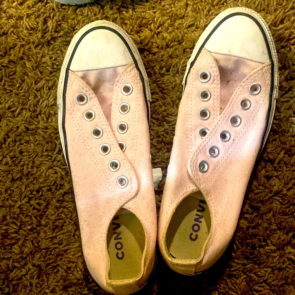 light pink Converse